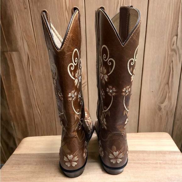 Gypsy Rose Womens Embroidered Flower Western Boots - Picture 4 of 12
